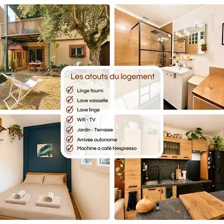 Le Des Minimes Jardin - Wifi - Linge * Toulouse